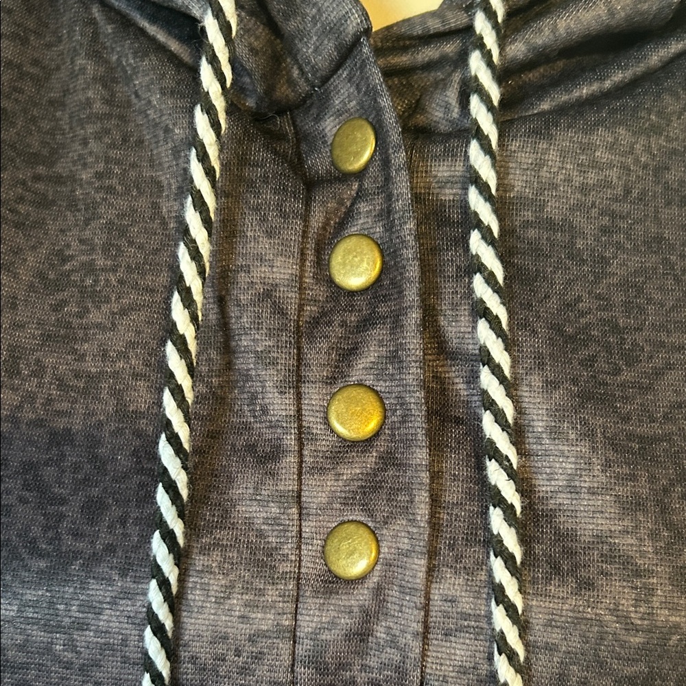 Women’s Black Hoodie with fleece lining - Picture 2 of 4